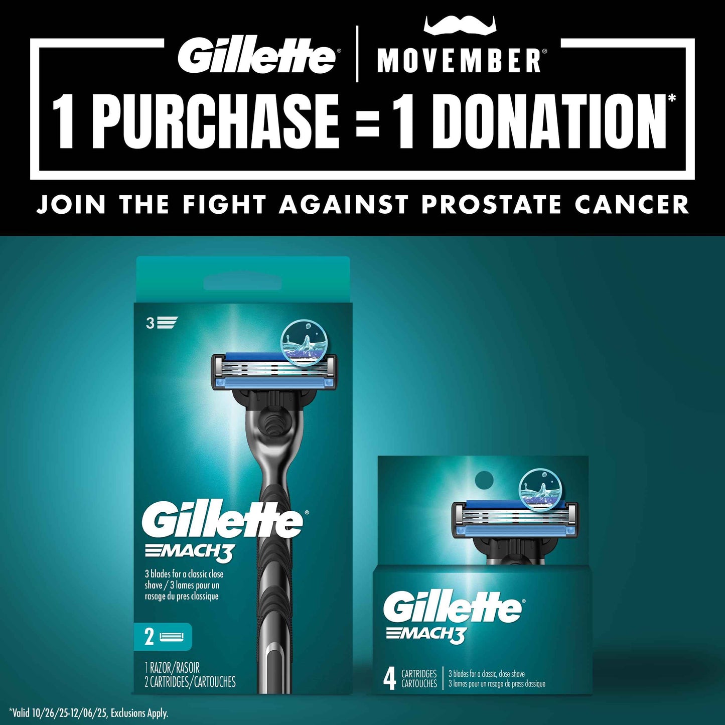 Gillette Mach3 Sensitive Razors for Men, 1 Handle, 5 Blade Refills, Designed for Sensitive Skin