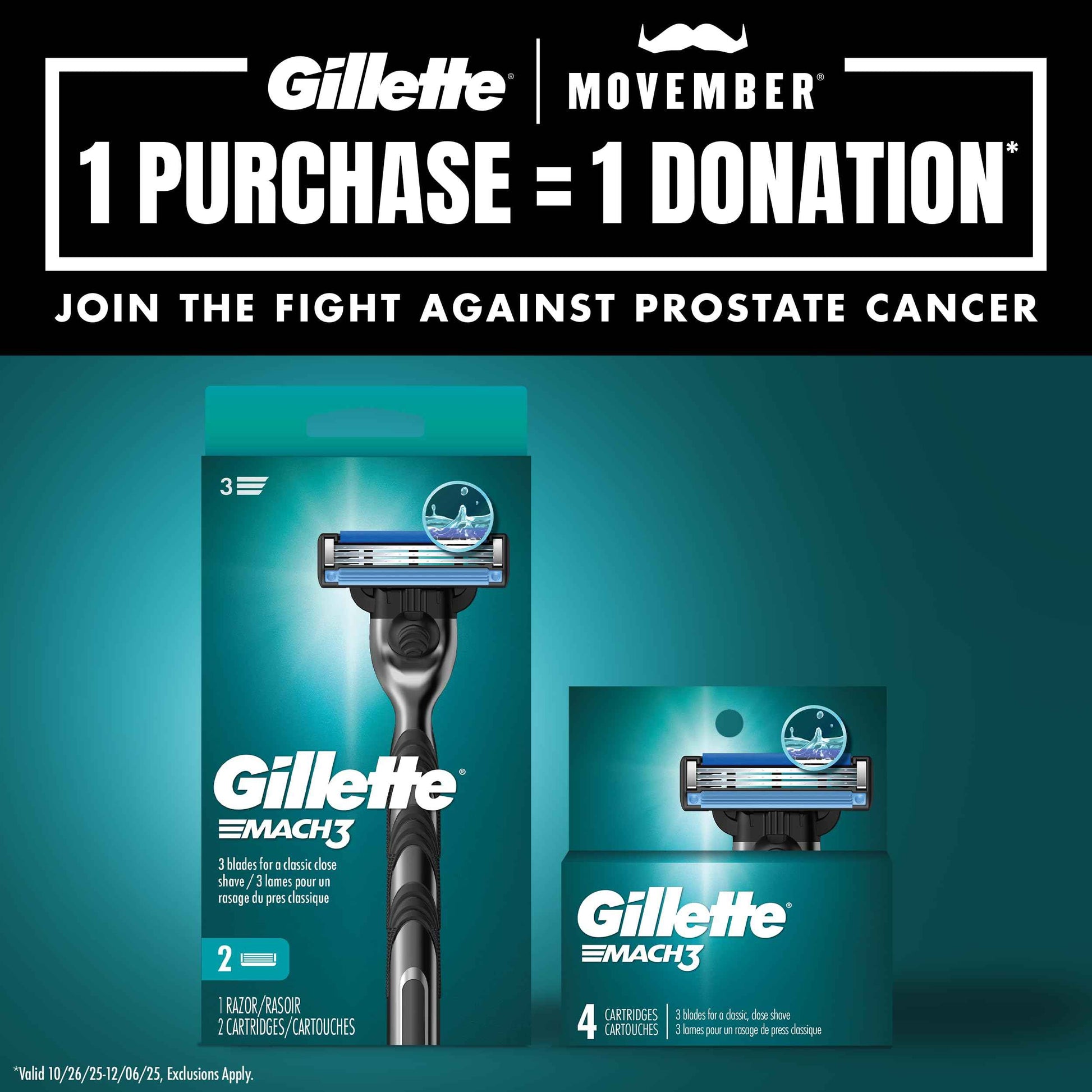 Gillette Mach3 Sensitive Razors for Men, 1 Handle, 5 Blade Refills, Designed for Sensitive Skin