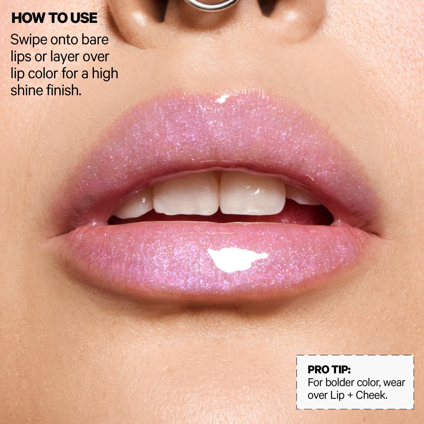 Milk Makeup Odyssey Lip Gloss – Non-Sticky, Hydrating + Sheer-Tinted Gloss with Long-Lasting, High Shine Finish – Vegan Formula Nourishes with Jojoba Oil – Werk Trip (Dusty Rose), 0.2oz
