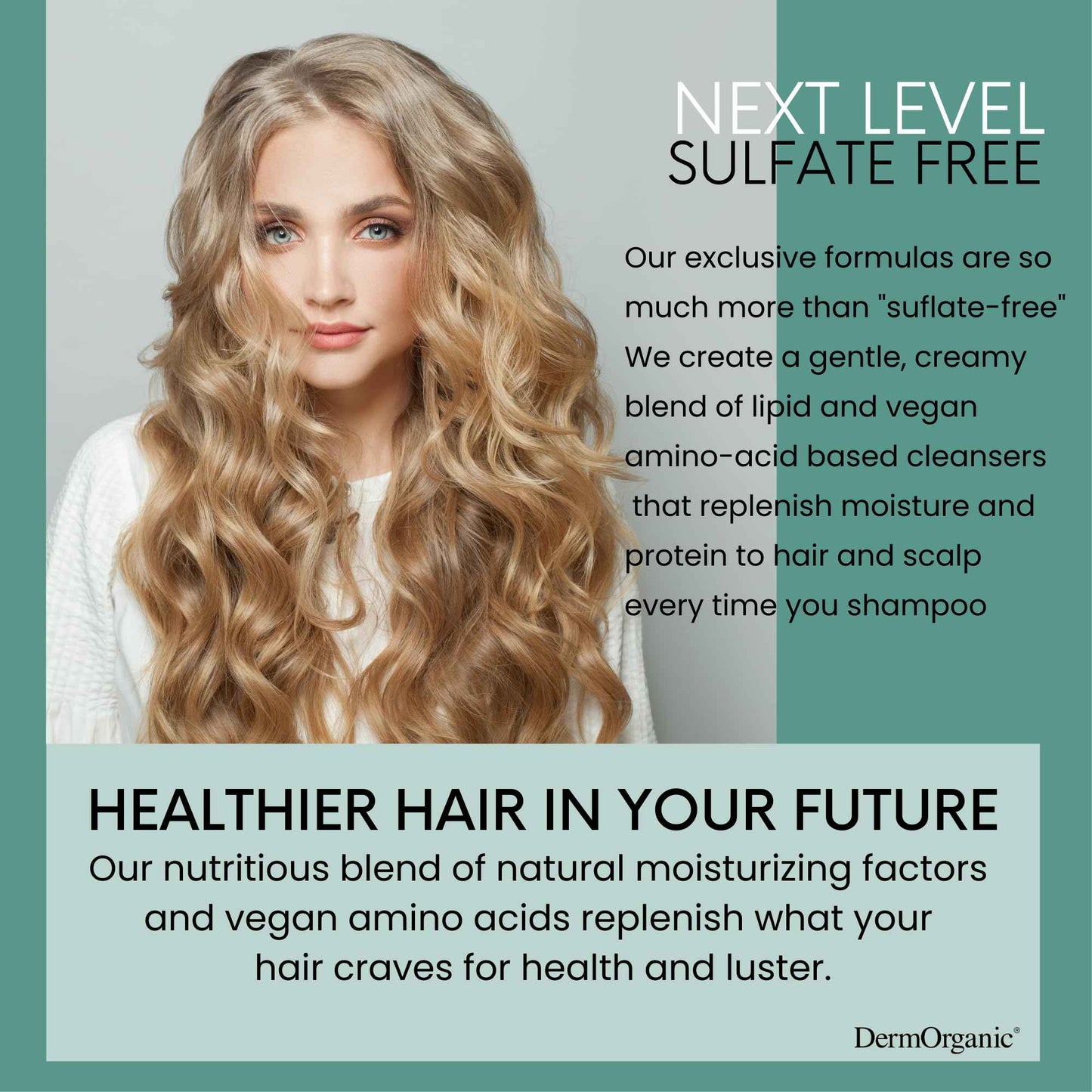 DermOrganic Hair Repair Masque - 70% Organic - Deep Conditioning Reconstructor Naturally Rebuilds Damaged Hair, 8 oz