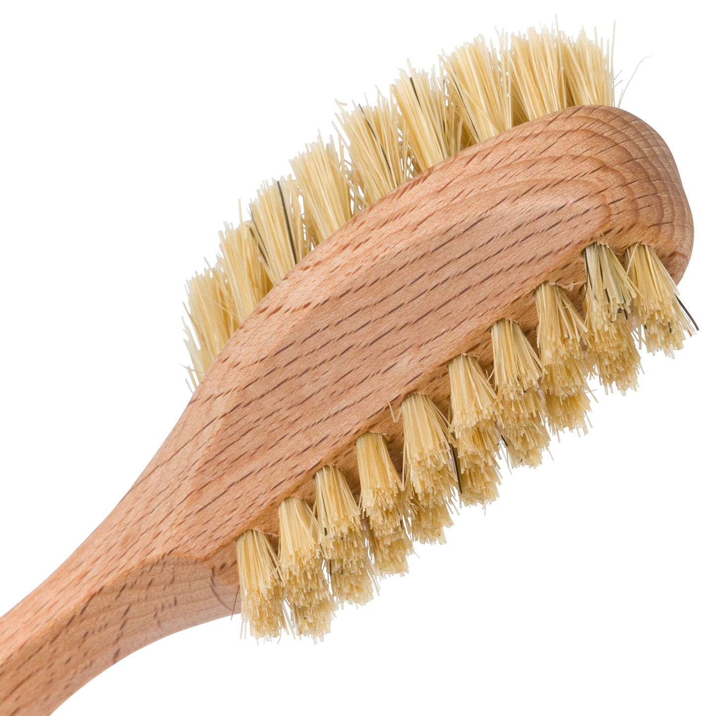 Redecker Natural Pig Bristle Nail Brush with Oiled Beechwood Handle, 6-3/4-Inches