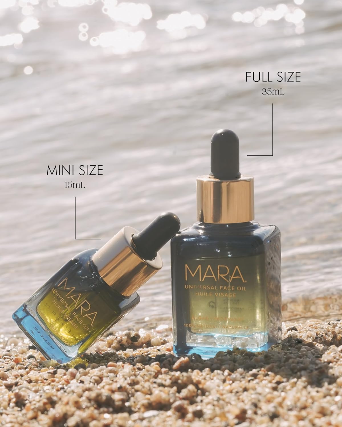 Universal Face Oil - Hydrating Anti-Aging Formula with Algae & Moringa | Glow-Boosting 0.5 oz (15 ml)