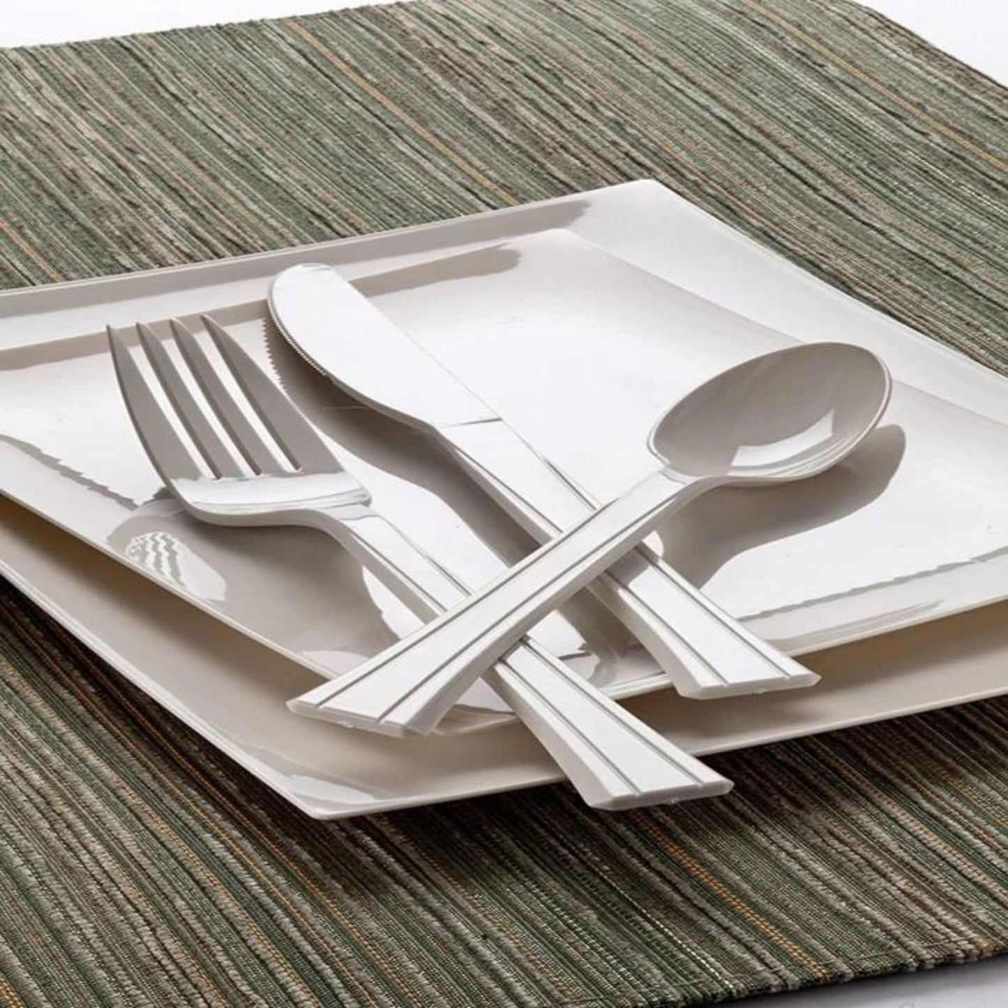 Premium Heavyweight Ivory Plastic Fork (Packs of 51), Durable & Stylish Design, Ideal For Any Occasion