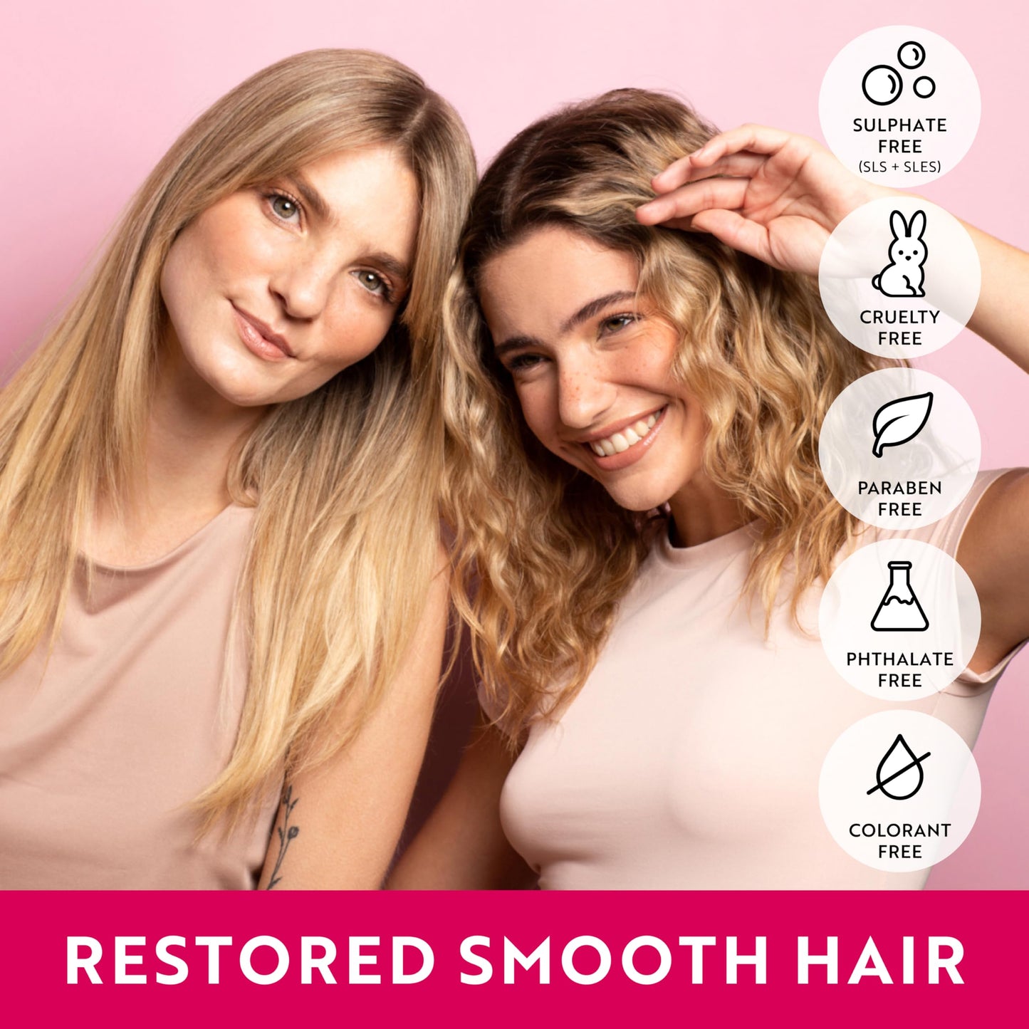 Lu by LatinUs Beauty Rescue Set | Hair Repair Shampoo and Conditioner Set for Dry, Damaged & Color-Treated Hair, Shatavari Infused Glycerin, Daily Repair Hair Products | 12 Fl Oz Each | 2-Pack