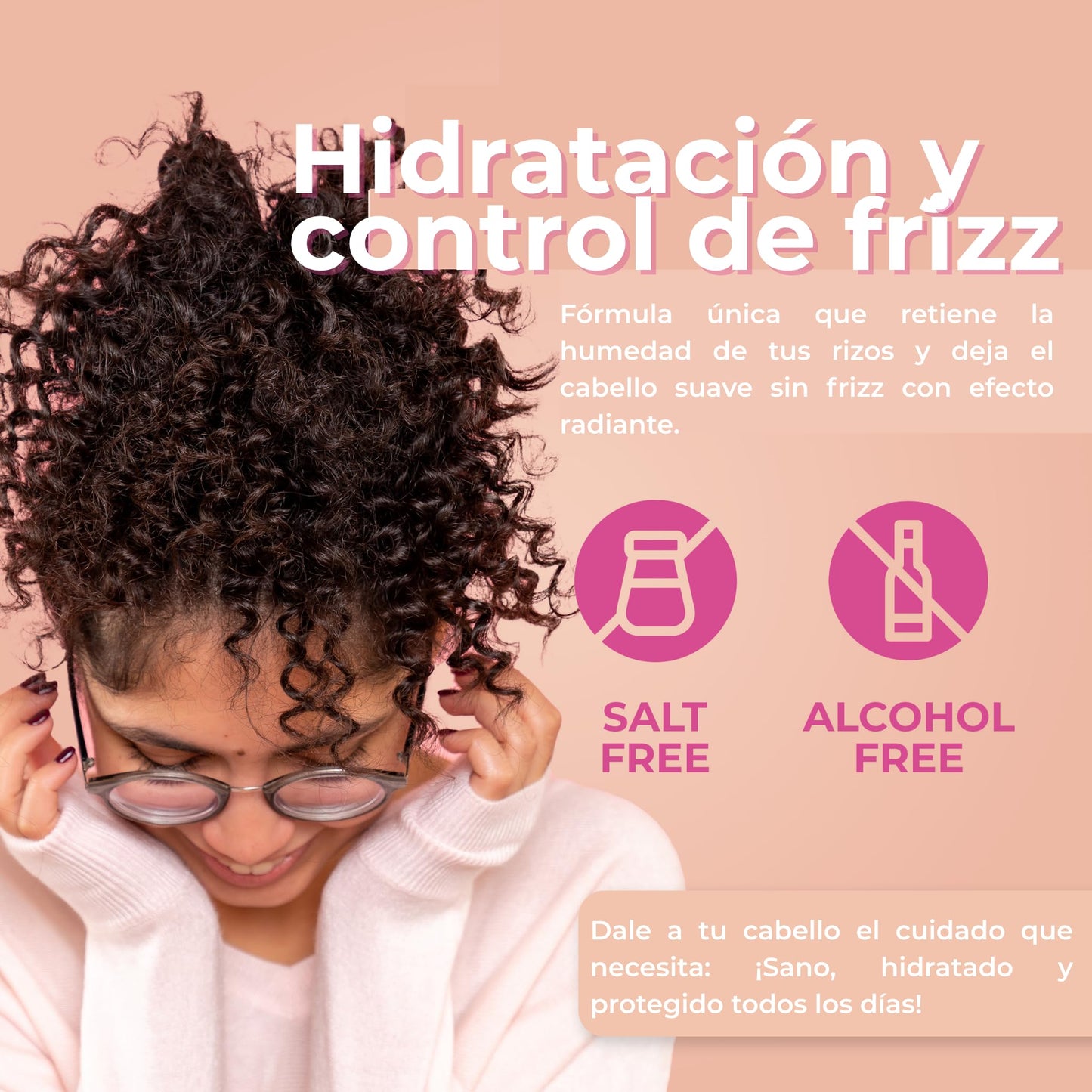 Latinoil - Curl Defining Hair Cream - Lightweight Curl Enhancing Cream for Curly & Wavy Hair - Anti Frizz Moisturizing Styling Product with Chia Seed Oil & Amino Acids - Leave In Conditioner - 8.1 Oz