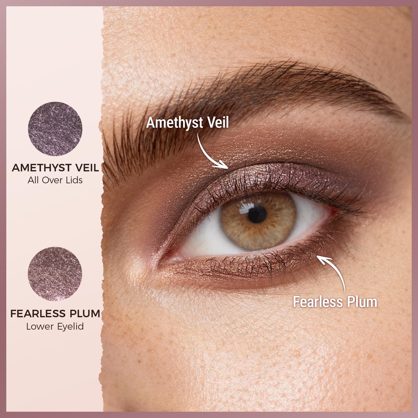 exmiloo Cream Eyeshadow Stick, Mauve Taupe Shimmer Duo
