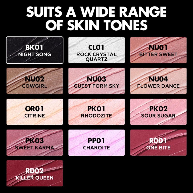 FOCALLURE Moisturizing Shimmer Lipstick, Hydrating Buildable Lip Color, Long Lasting Non-Drying Formula, Sparkly Diamond Finish, Back to School Gift, Sour Sugar