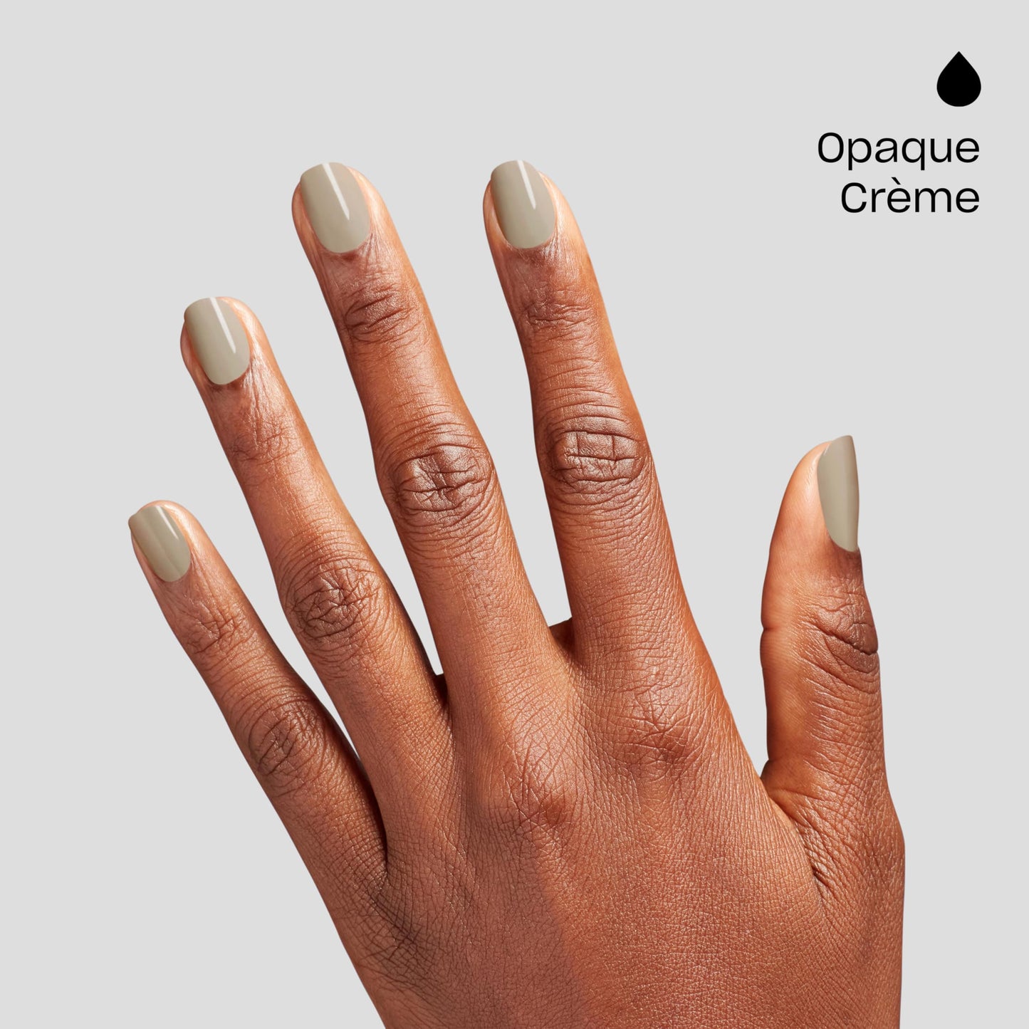 OPI Nail Lacquer Suzi’s Pager | Opaque Dark Neutral Gray Crème Chip Resistant Nail Polish | What's Your Mani-tude | Fall 2025