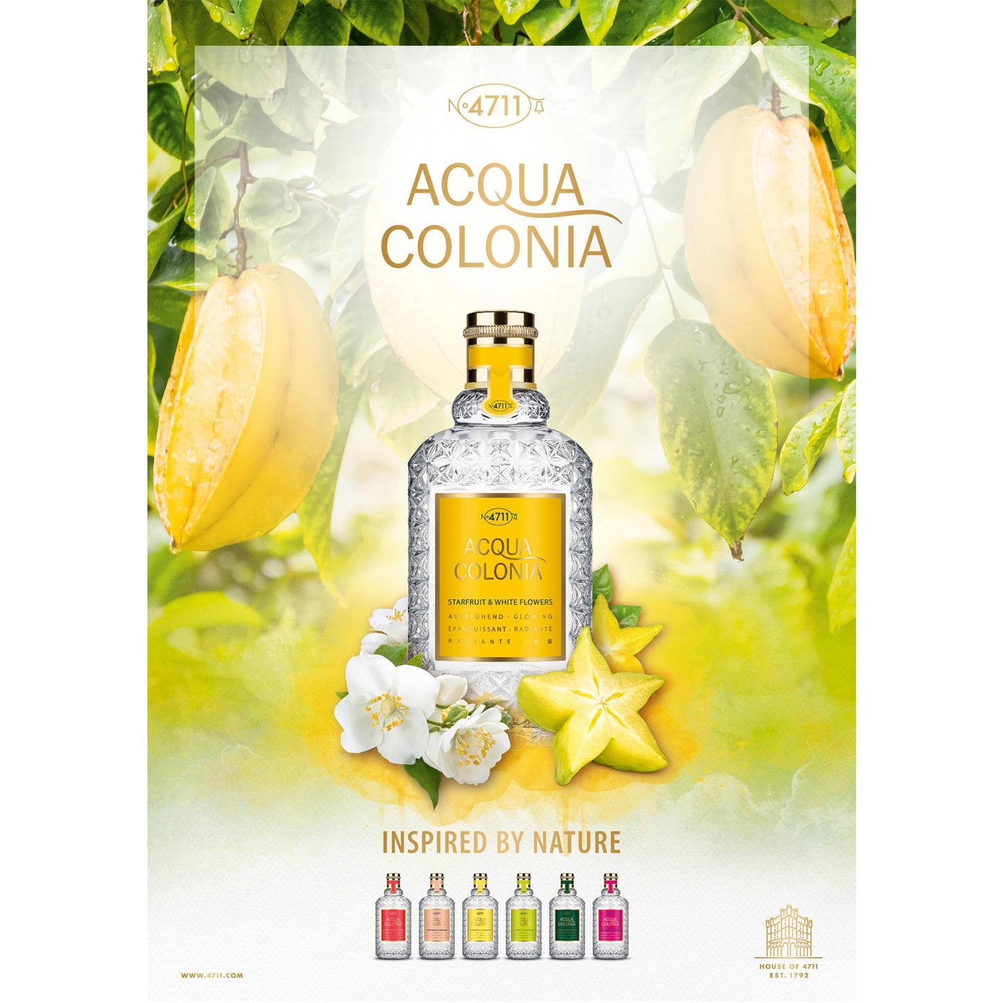 4711 Acqua Colonia Starfruit and White Flowers by Muelhens for Unisex - 5.7 oz EDC Spray