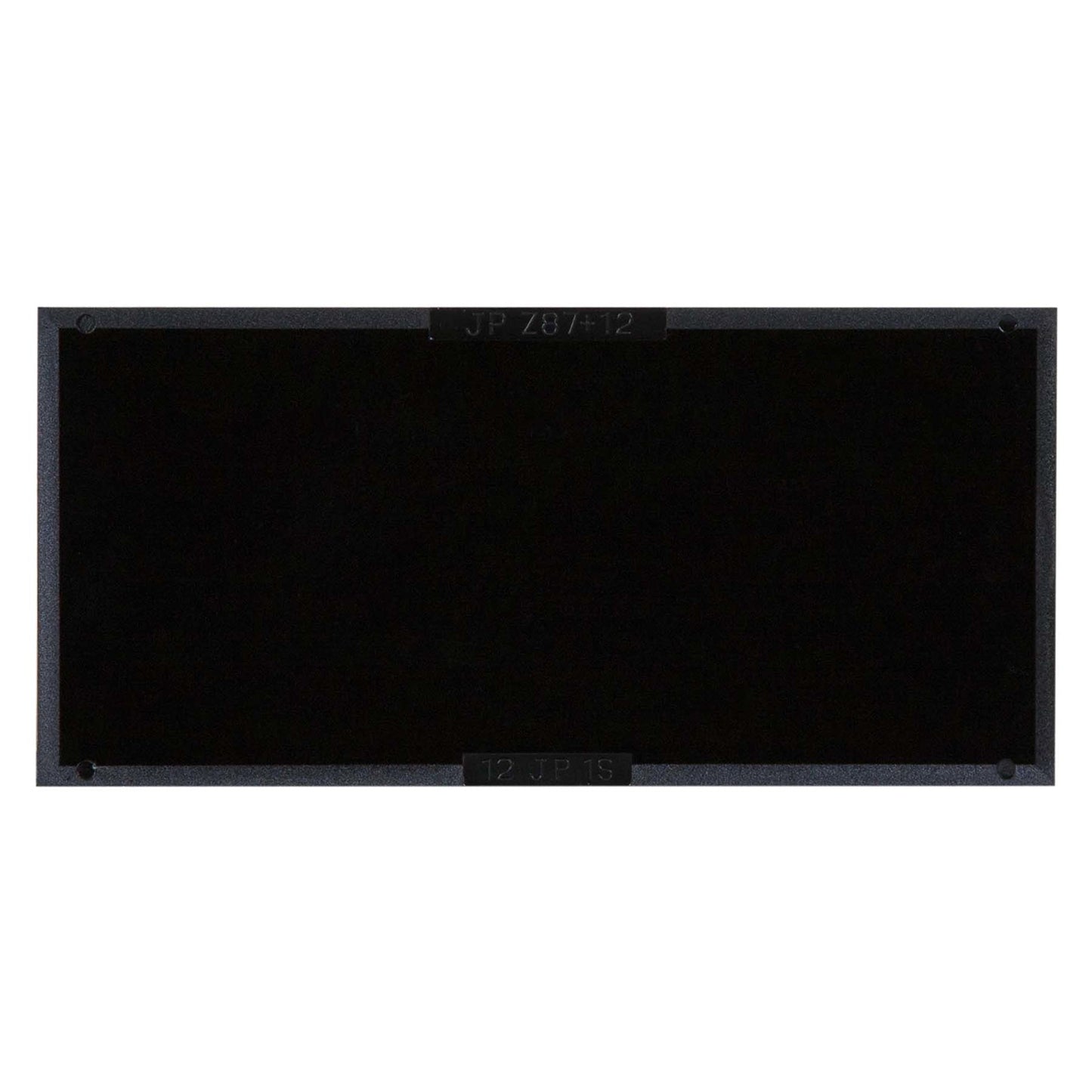 Jackson Safety Polycarbonate Passive Welding Filter Lens, 2" x 4.25", Shade 12, 14561