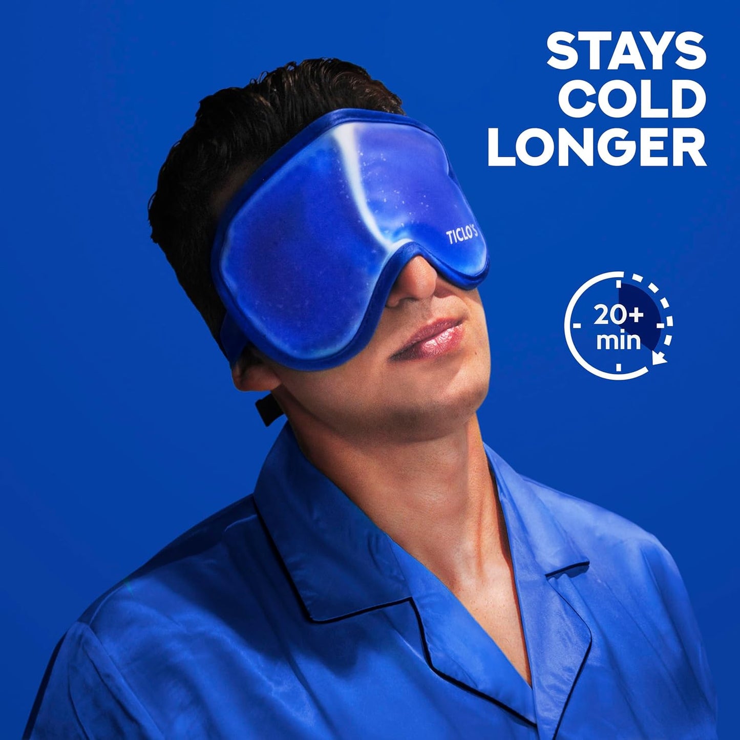Cooling Eye Mask for Puffy Eyes | Gel Sleep Mask for Dark Circles, Migraines & Recovery - Gift Ready Box