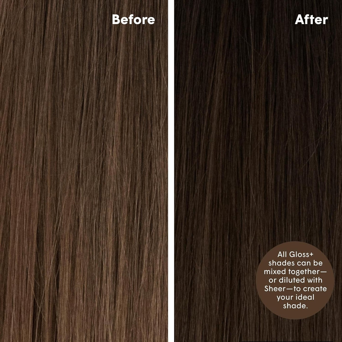 dpHUE Gloss+ | Cool Medium Brown Hair Color Treatment - Boosts Fading & Refreshes Color - 8-12 Applications