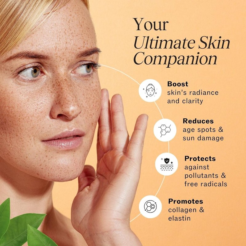 LilyAna Naturals Vitamin C Serum & Charcoal Face Scrub Bundle - 1oz & 3oz