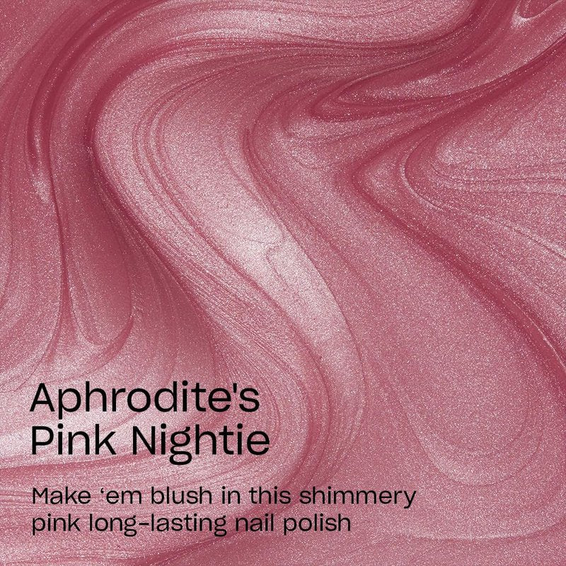OPI Infinite Shine Aphrodite's Pink Nightie | Sheer Soft Pink Pearl Long Wear Gel Like Nail Polish | Vegan, Long Lasting, Streak Free