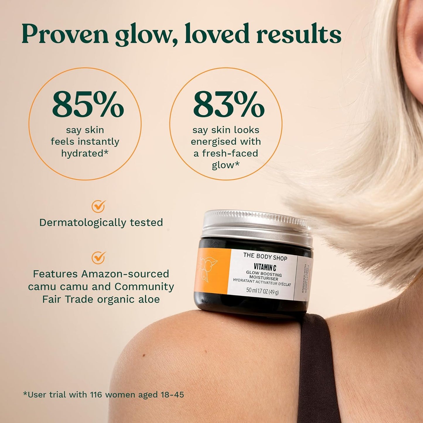 Glow Boost Moisturizer - Vitamin C Hydrating Cream | 50ml for Radiant Skin