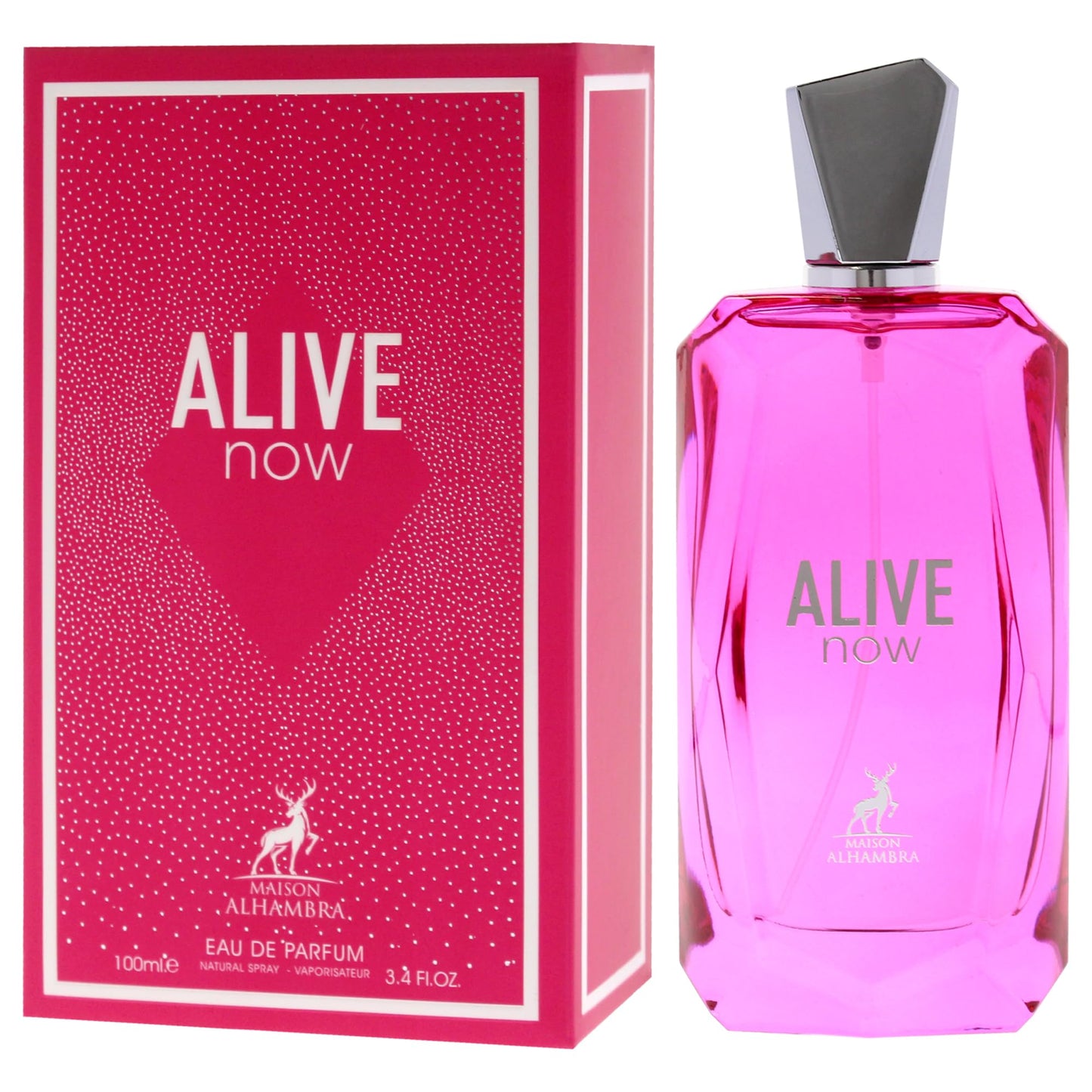 Lattafa Alive Now by Maison Alhambra for Women - 3.4 oz EDP Spray