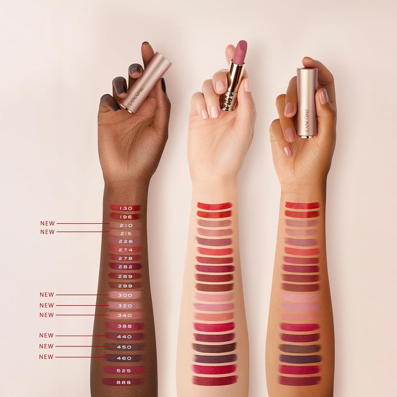 Lancôme L'Absolu Rouge Intimatte Lipstick - Hydrating Matte Formula for All-Day Comfort | 12HR Wear