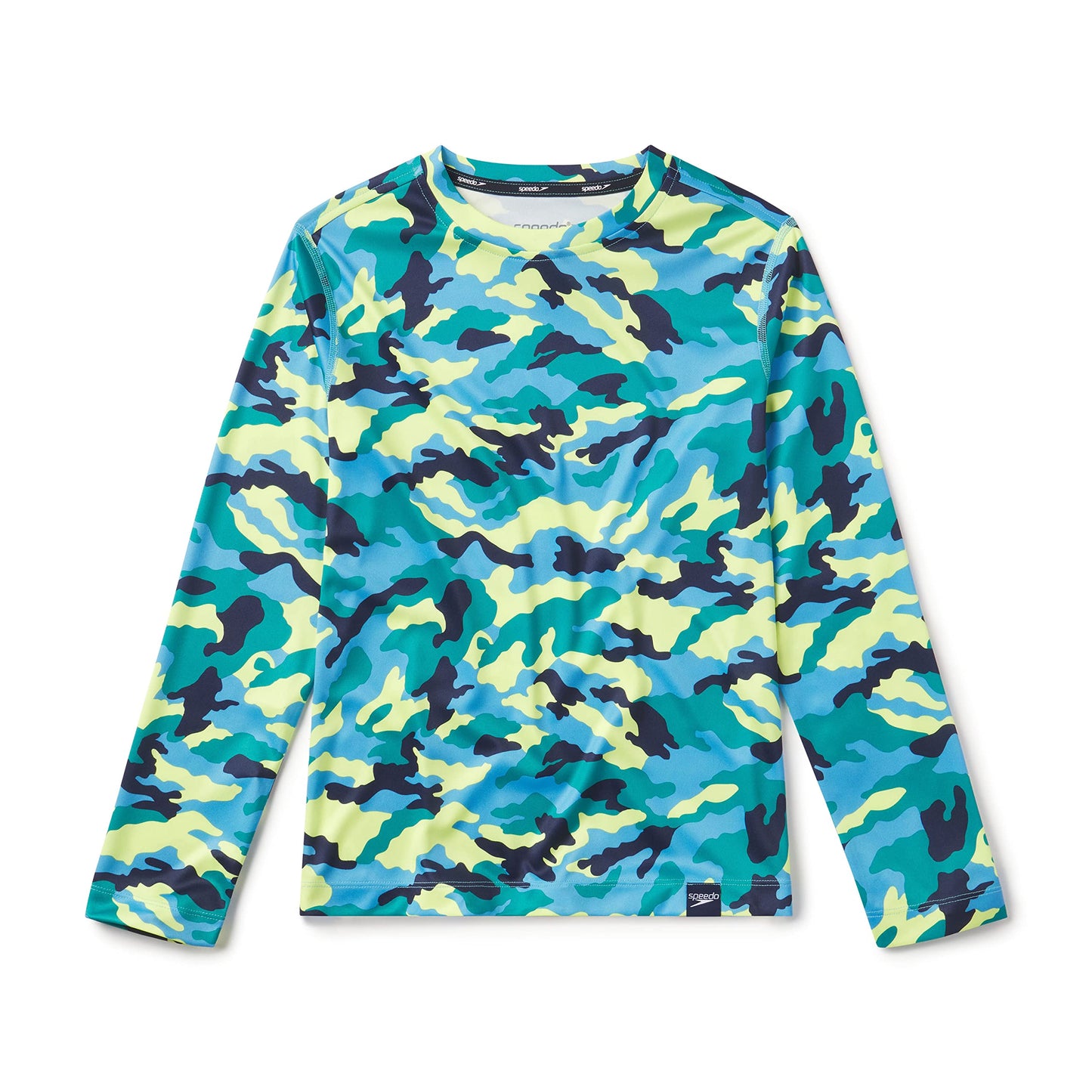 Speedo Boy's Uv Swim Shirt Long Sleeve Tee Graphic