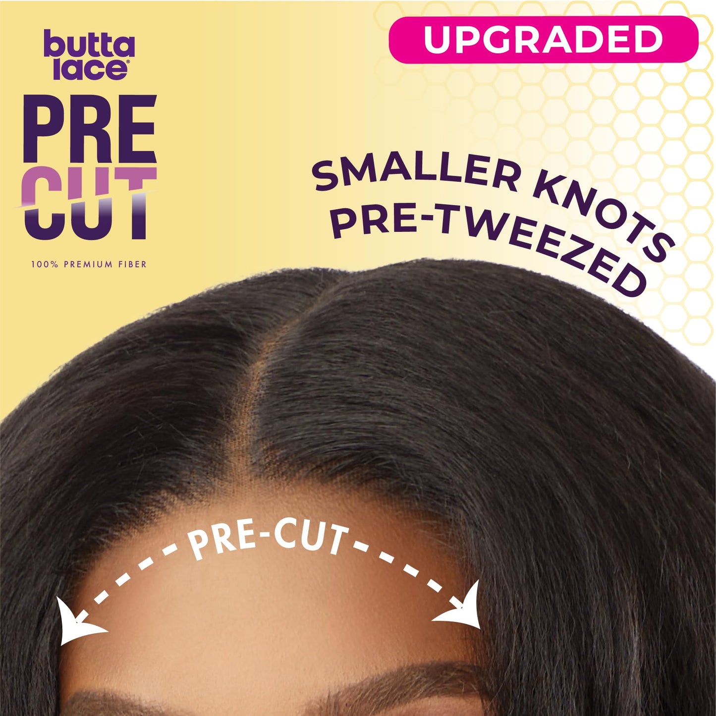 Sensationnel Butta Lace Precut Wigs - Unit 12 Glueless Extra Wide 5 Inch Deep Parting Synthetic Pre Tweezed Smaller Knot Hairline (BALAYAGEPLATINUM)