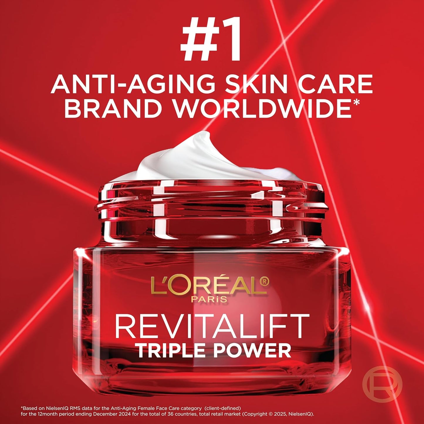L'Oreal Paris Revitalift Anti-Aging Face Moisturizer - Pro Retinol & Hyaluronic Acid | 1.7 Oz