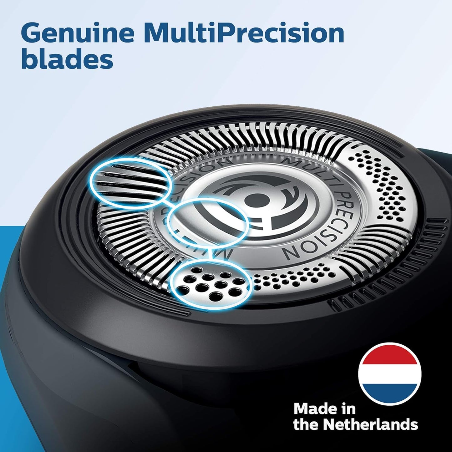 Philips Norelco Shaving Heads - Compatible Replacement for Series 5000 & 6000 | Self-Sharpening, 3-Pack