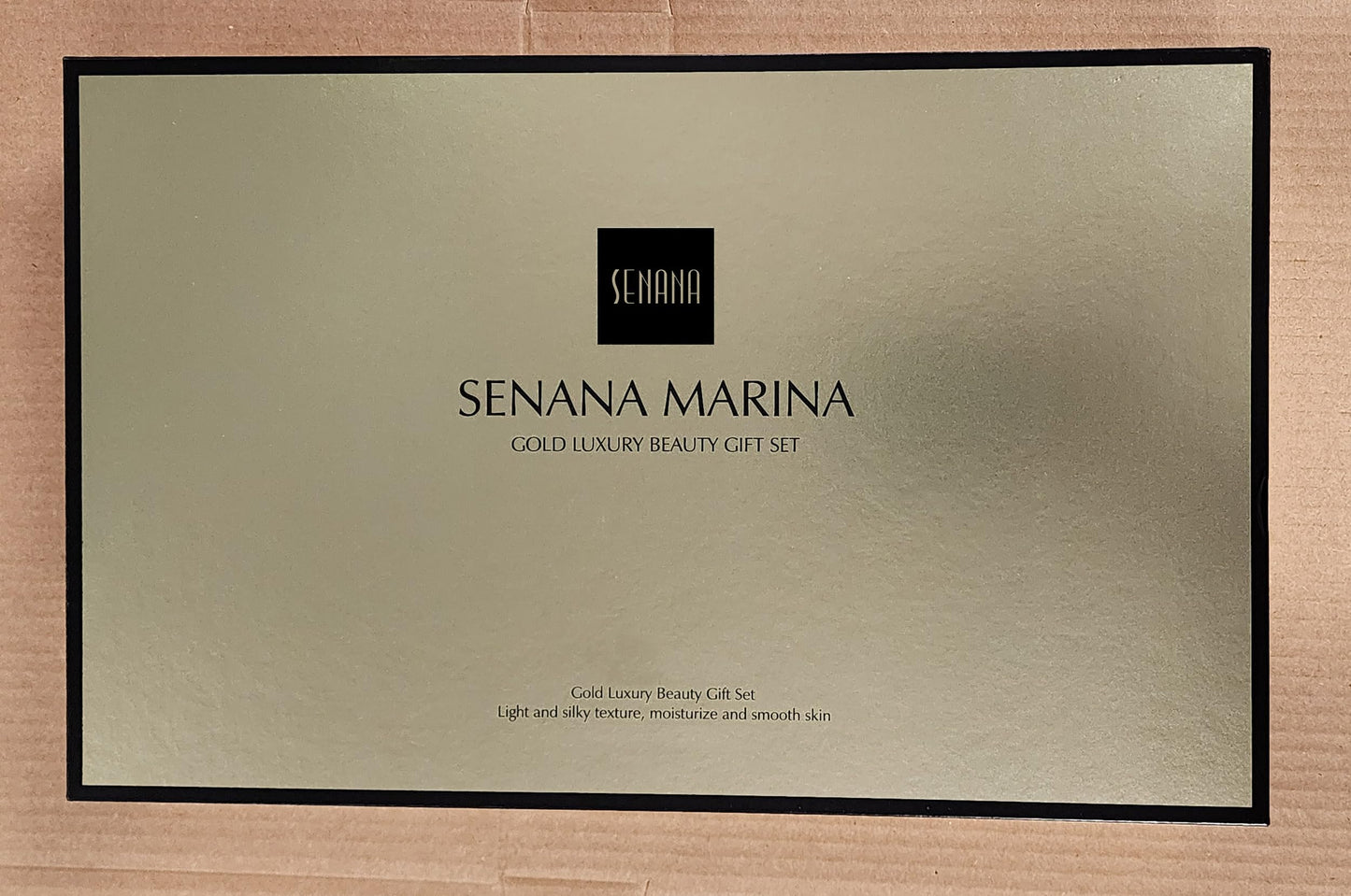 SENANA 24K Gold Skin Care Set Moisturizes Shrinks Pore Oil Control Face Cream Essence Set of 9