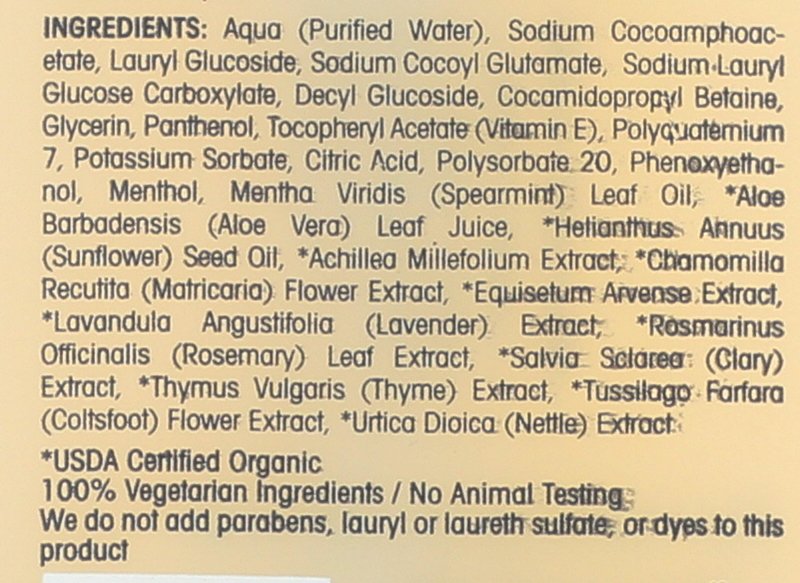 GIOVANNI ECO CHIC Golden Wheat Deep Cleanse Shampoo - Shampoo for Oily hair, Deep Cleansing With Botanical Oils, Helps Encourages Volume & Shine, Color Safe - Spearmint Oil + Aloe Vera, 8.5 oz