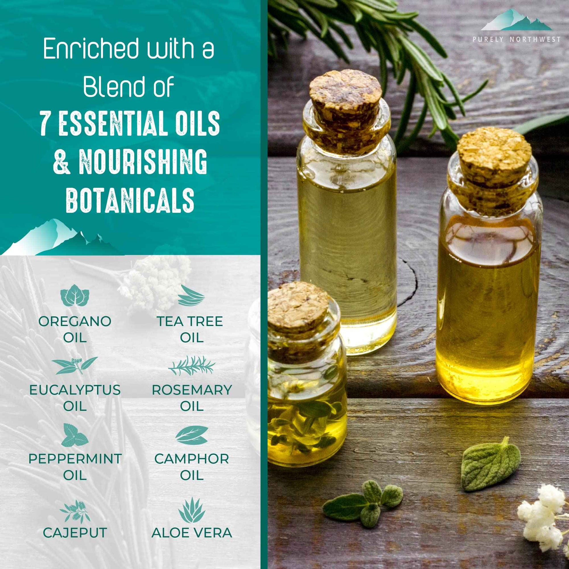 Purely Northwest Tea Tree Body Wash for Men and Women – Natural Tea Tree Oil Body Cleanser for Odor, Skin Irritations, Hydrating Shower Gel for Sensitive Skin, Gentle and Refreshing Body Wash