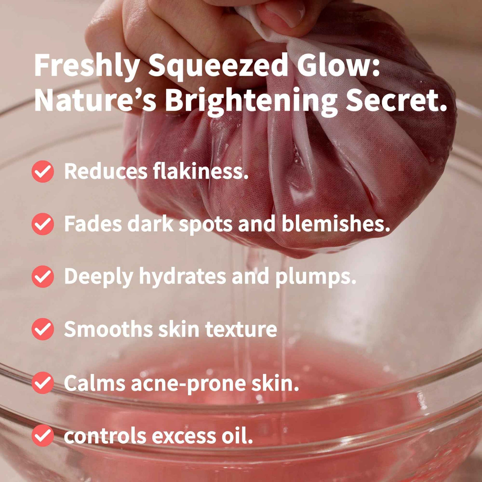 EARTHAT Strawbby Glow Serum - Brightening & Hydrating Korean Dark Spot Corrector Skincare with Fermented Strawberry Juice, Niacinamide 5%, Panthenol 3% and Centella Asiatica for Glass Skin, 30ml