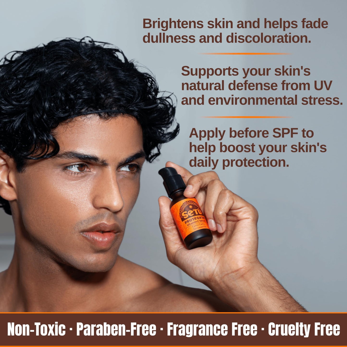 Setú® PROTÉGETE | Vitamin C Serum | Dermatologist-Developed with Camu Camu & Sarsaparilla | Helps Brighten & Even Skin Tone | Fast-Absorbing Antioxidant Serum | | All Skin Types | 1 fl. oz