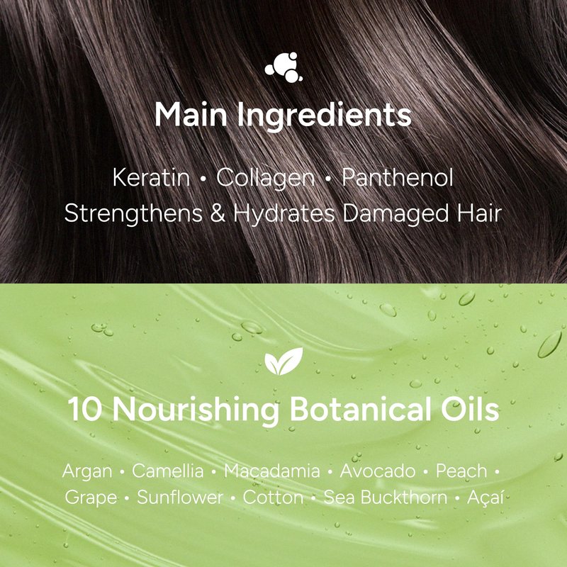 BANANAL 2-in-1 Perfumed Hair Oil & Serum - Korean Hair Care with Moroccan Argan Oil for Dry Damaged Hair, Anti-Frizz Glass Hair Shine, 12 Amino Acids, Paraben-Free, Baby Powdery Musk, 3.38 fl oz