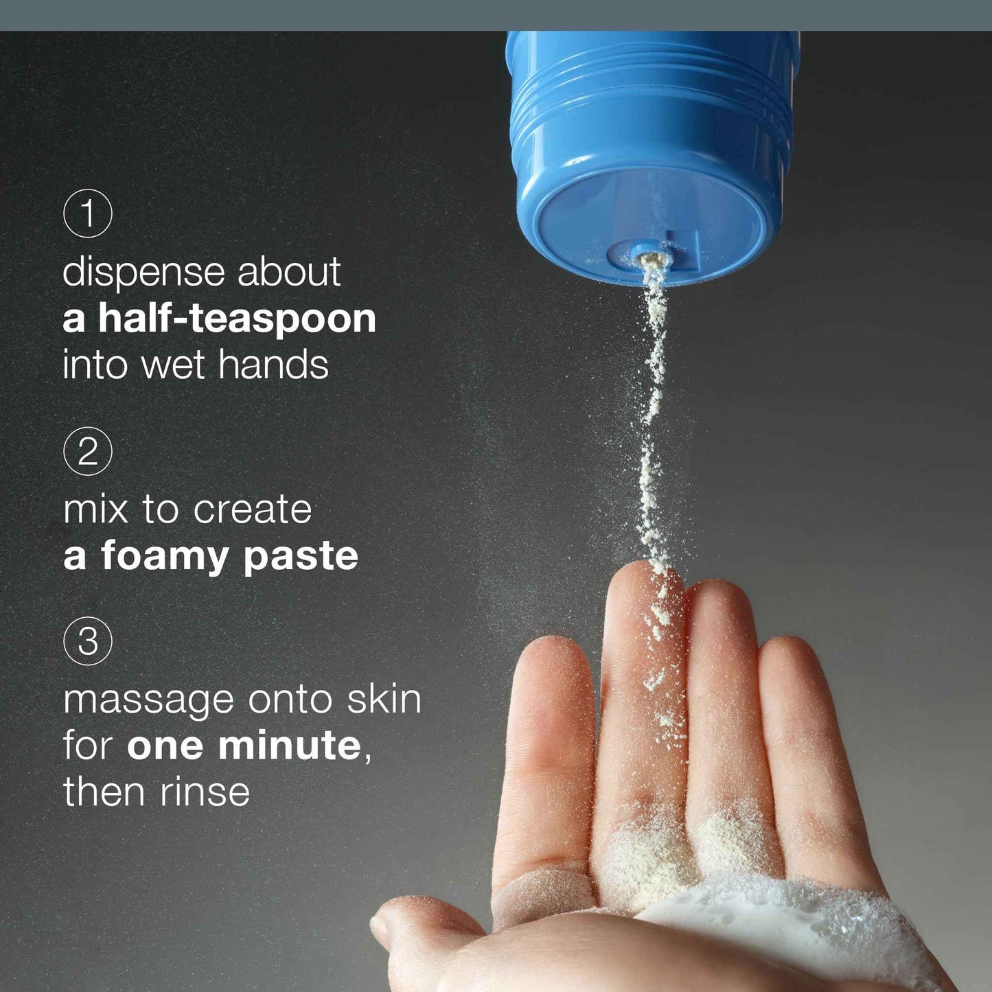 Dermalogica Daily Milkfoliant, Face Exfoliator, Powder Scrub Exfoliant with AHA and BHA - Calming, Polishing and Hydrating Skin, Oat-Based, Vegan Product, Travel Size, 0.45 fl oz