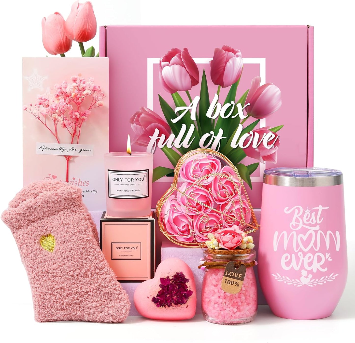 Valentine's Day Gifts for Mom | Unique Self-Care Spa Package for Women - Perfect for Birthdays & Retirement