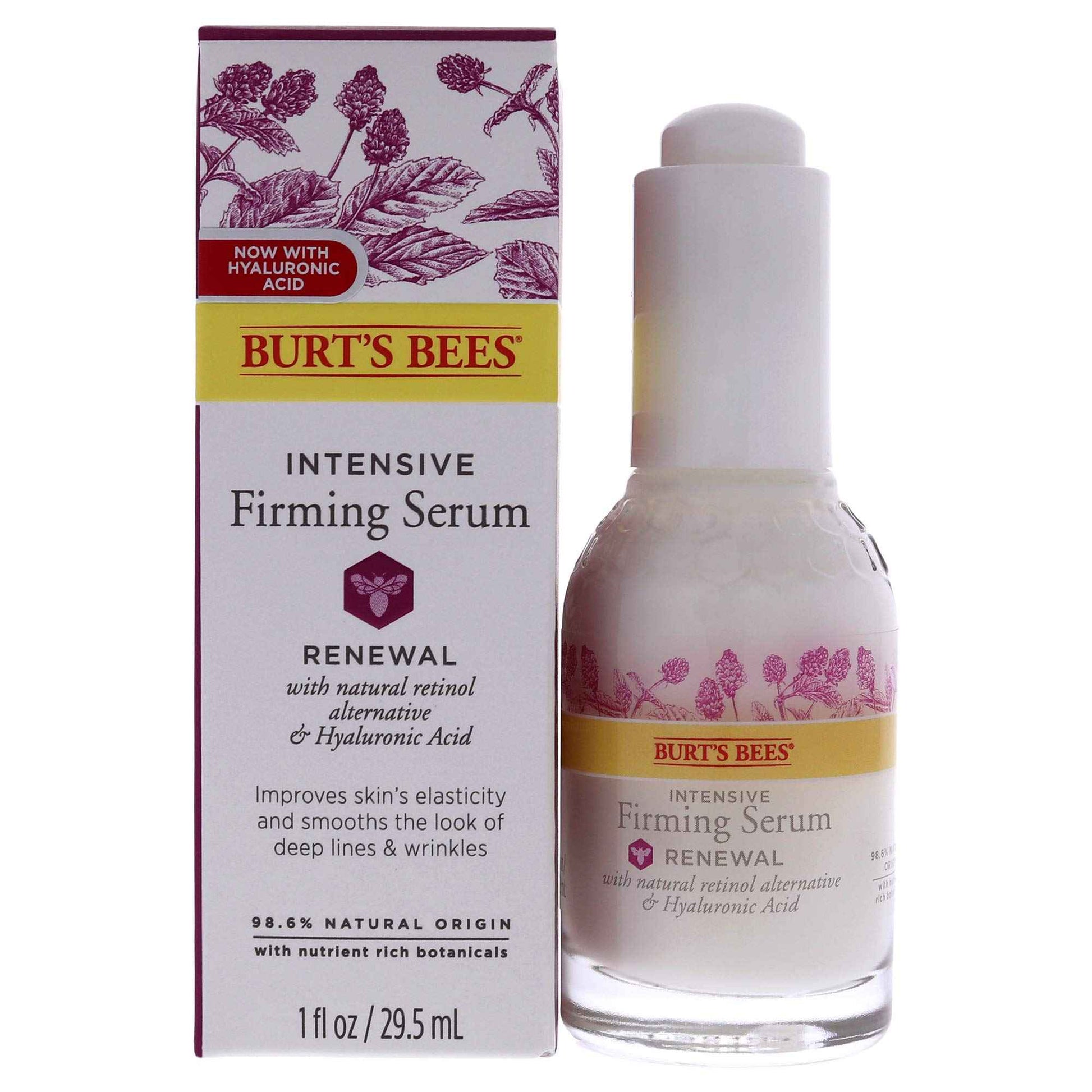 Burt's Bees Renewal Intensive Firming Serum with Bakuchiol Natural Retinol Alternative – 1 ounce (Packaging May Vary)
