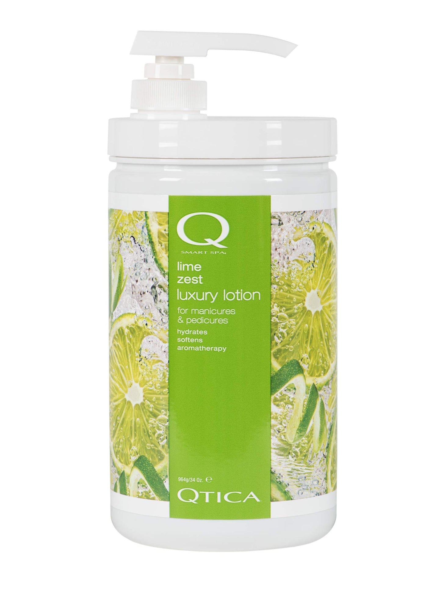 QTICA Luxury Lotion Smart Spa (Lime Zest, 34oz)
