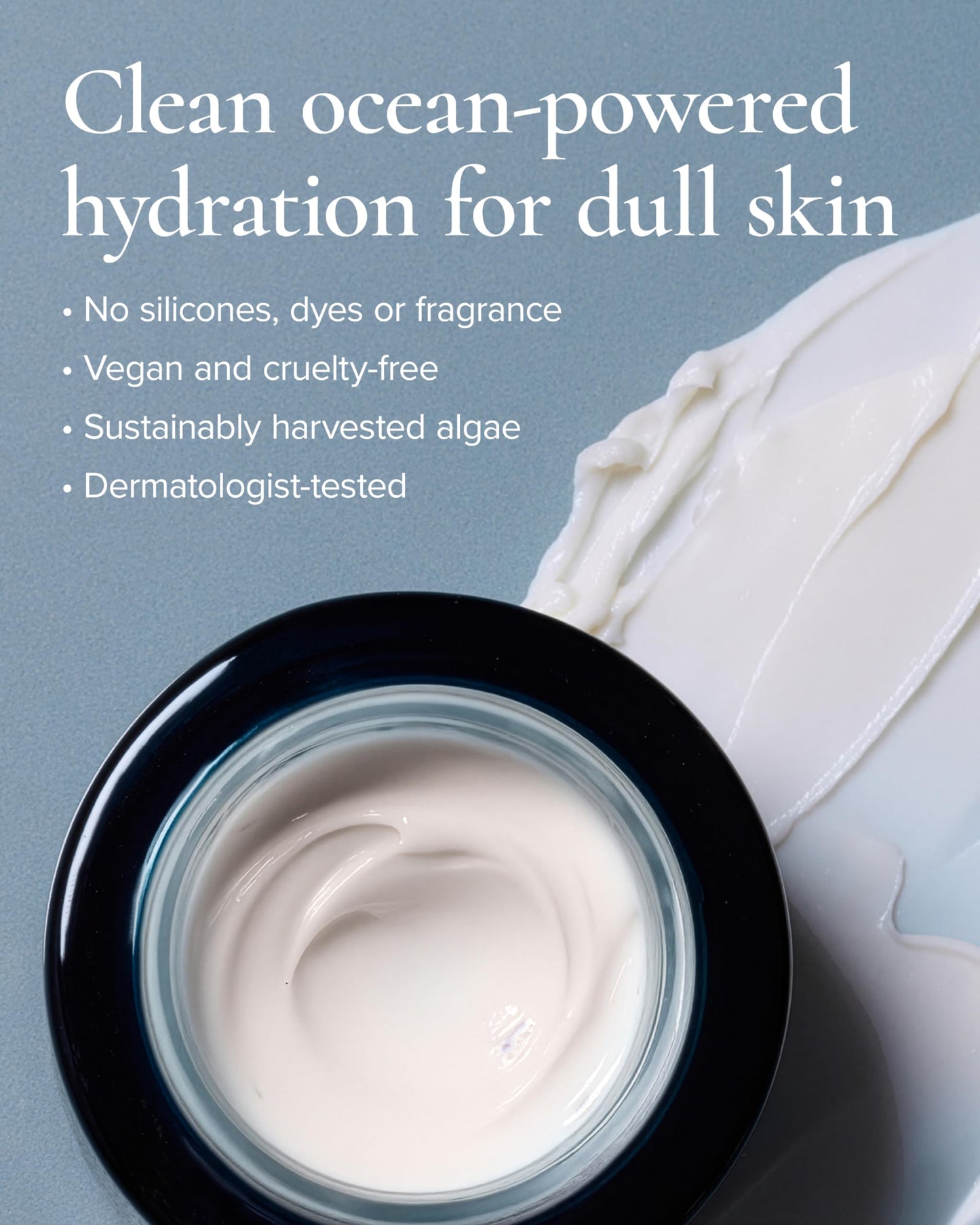 MARA SeaDream Firming Algae Crème Moisturizer – Rich Overnight Face Cream with Plumping Peptides Sea Moss & Stem Cells – Anti-Aging Moisturizer to Firm, Hydrate & Plump Skin (1.7 oz / 50 ml)