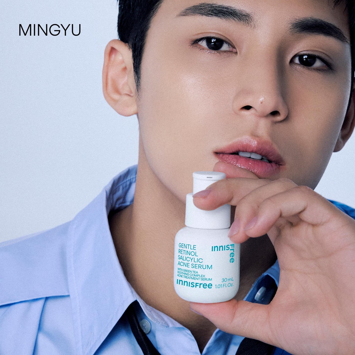 innisfree Gentle Retinol Salicylic Acne Serum | Korean Face Treatment with Niacinamide and Ceramides for Blemishes and Clear Skin