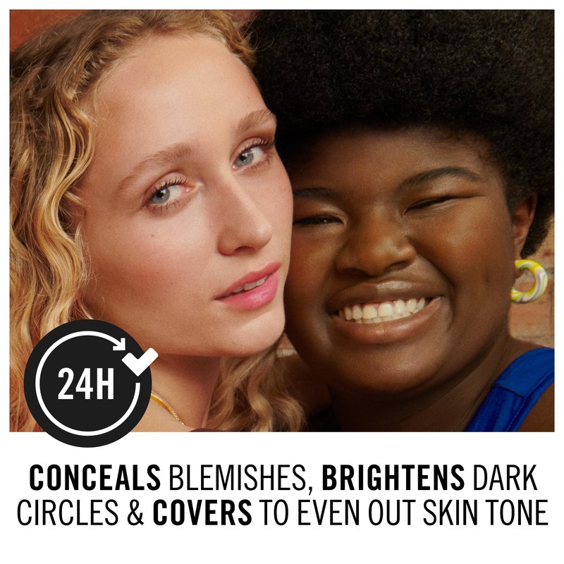 Rimmel London, Multi-Tasker Concealer, 110 Warm Coconut, Crease-Proof, Transfer-Proof, Waterproof, Up To 24-Hour Wear, Vegan Formula, 0.33oz (Pack of 2)