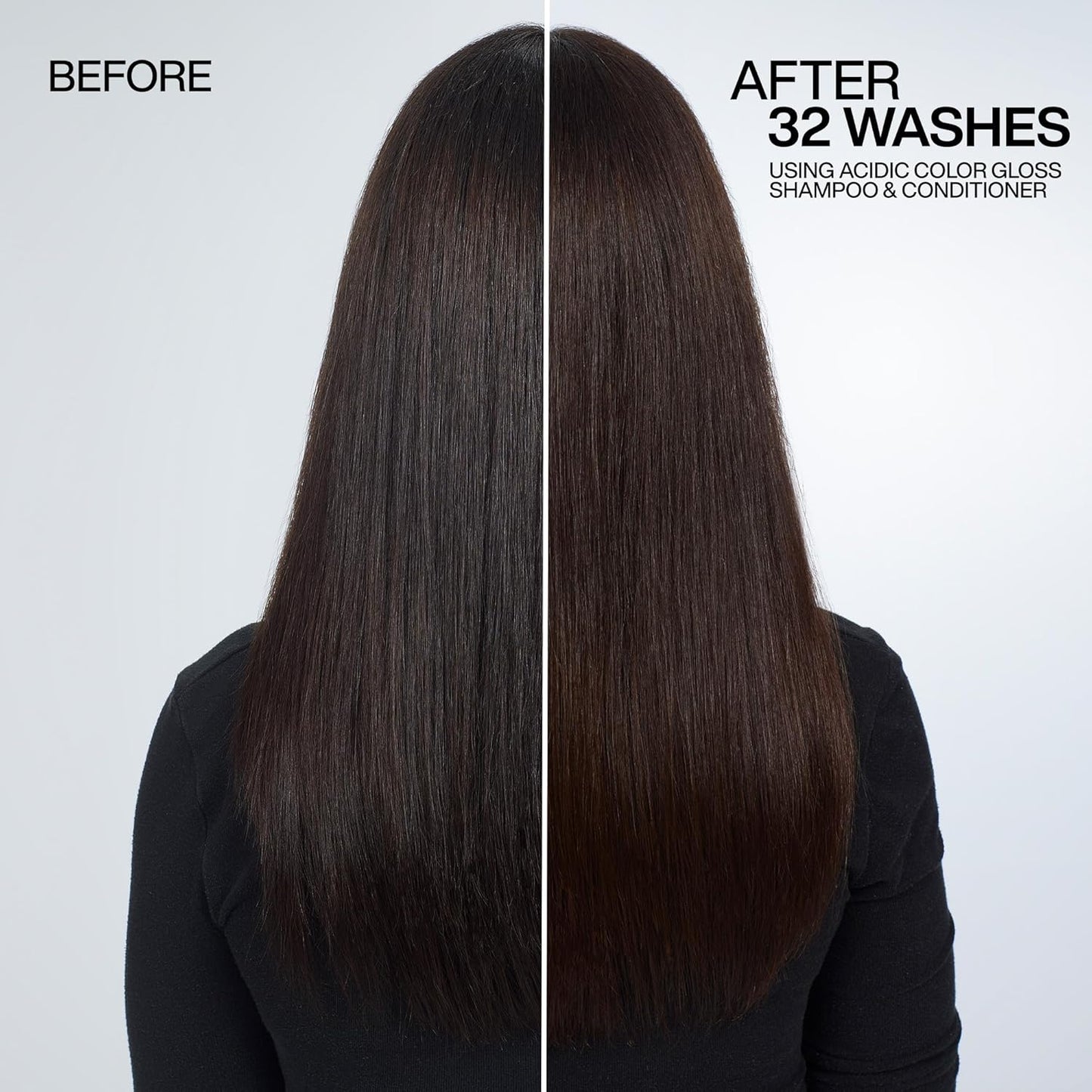 Redken Acidic Color Gloss Shampoo & Conditioner Set | Protects Color-Treated Hair with Citric Acid & Apricot Oil
