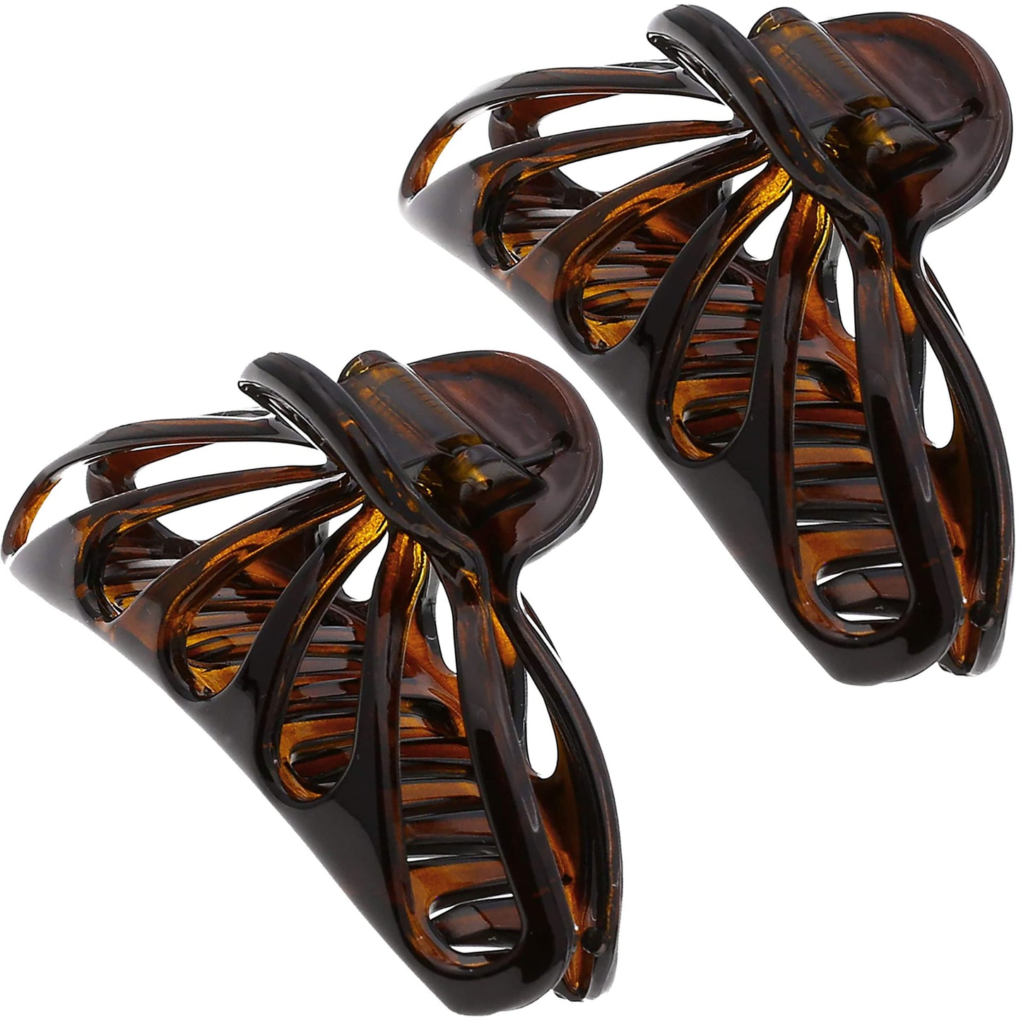 Camila Paris NV109 2PK French Hair Clip, 4 Inch Large Hair Clips for Thick Hair, Girl Big Hair Claw Clips for Long Hair, Jaw Hair Clips for Women Thick Hair Strong No-Slip Grip, Made in France