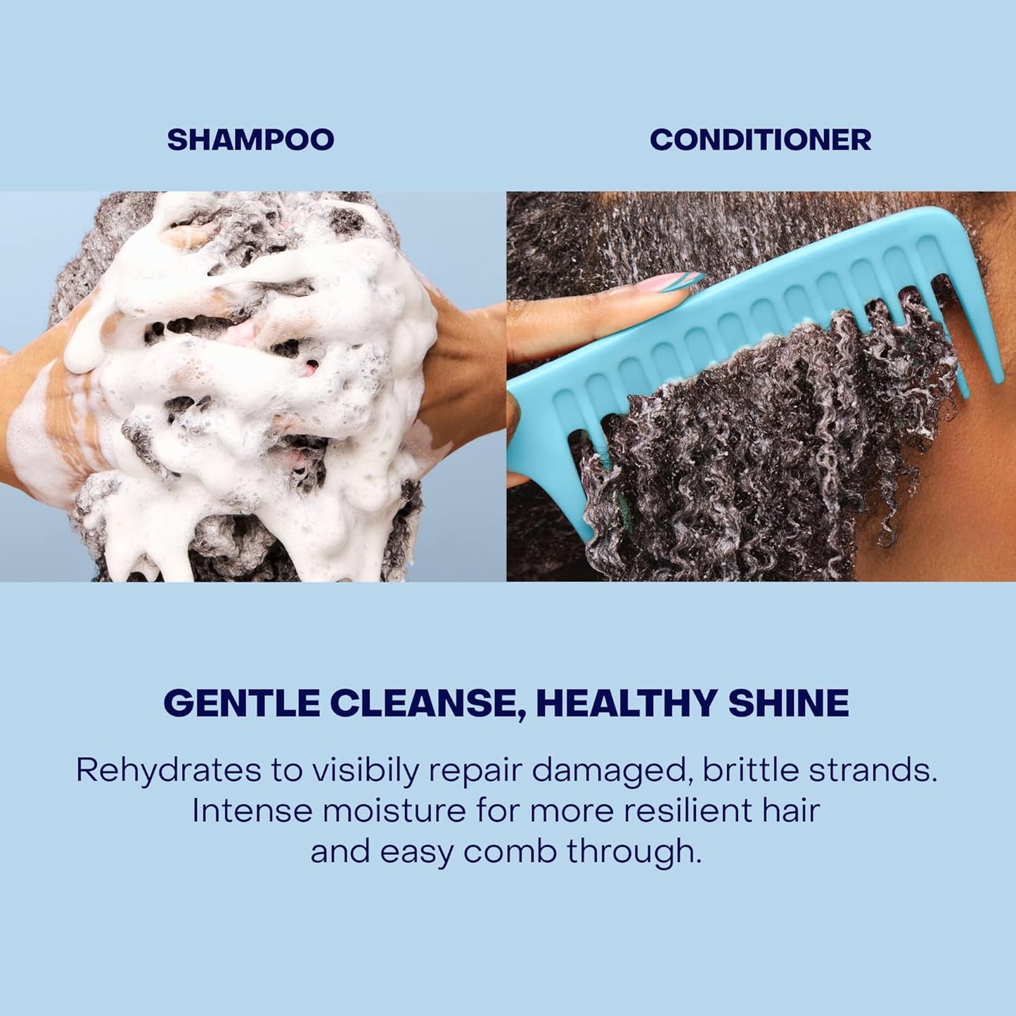 Manuka Honey & Yogurt Shampoo and Conditioner Set | Hydrate, Repair & Strengthen for Dry, Damaged Hair