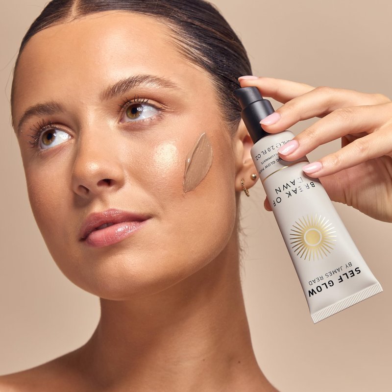 Self Glow by James Read - Break of Dawn Rejuvenating Glow Mask | Hyaluronic Acid, Squalane, Cacao Extract, Aloe, Vit E | Hydrate, Moisturize, Firm | Silicone + Drying Alcohol-Free (15mL | 0.5 fl oz)