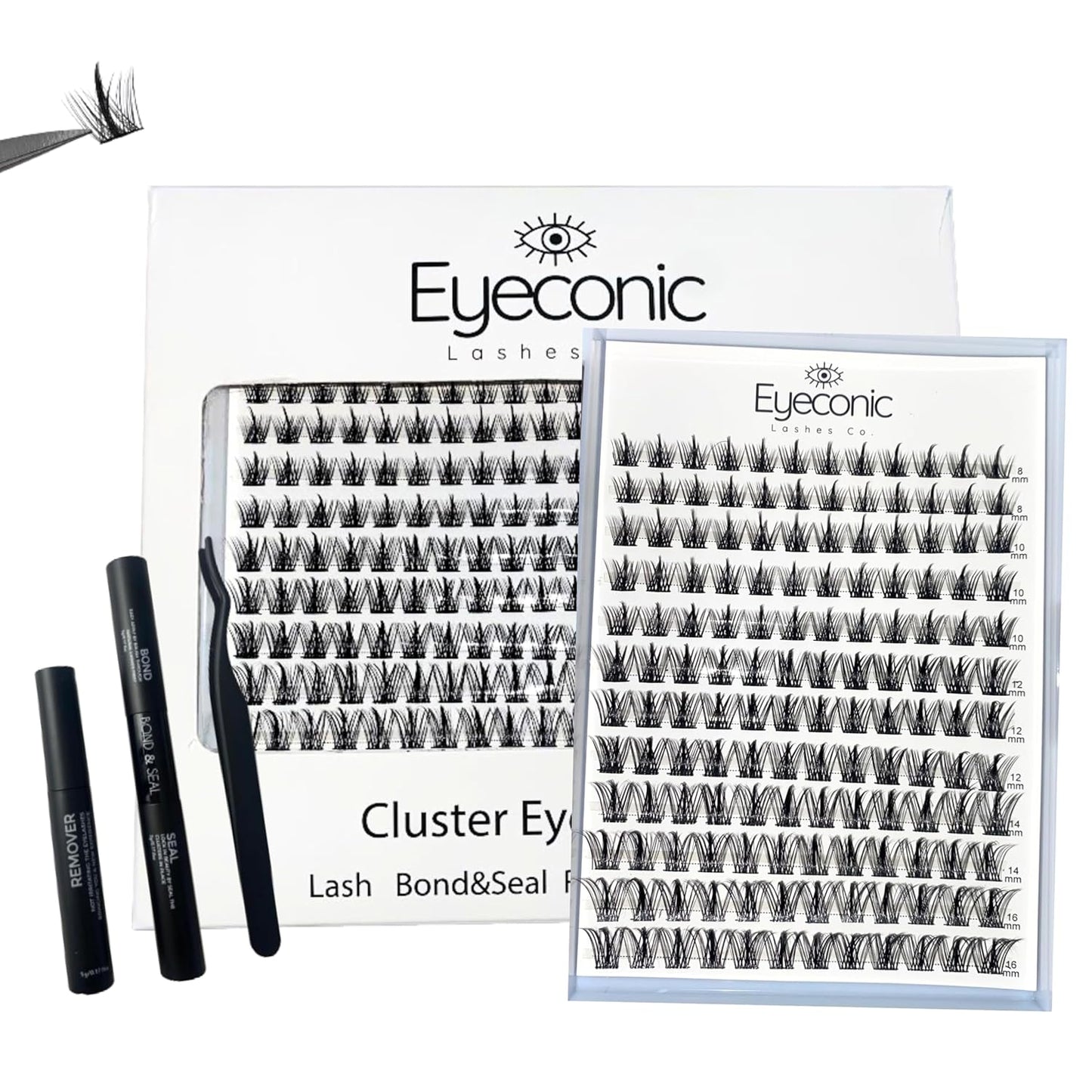 Eyelash Extension Kit - DIY Eyelash Application Tools for Stunning Lashes | Black