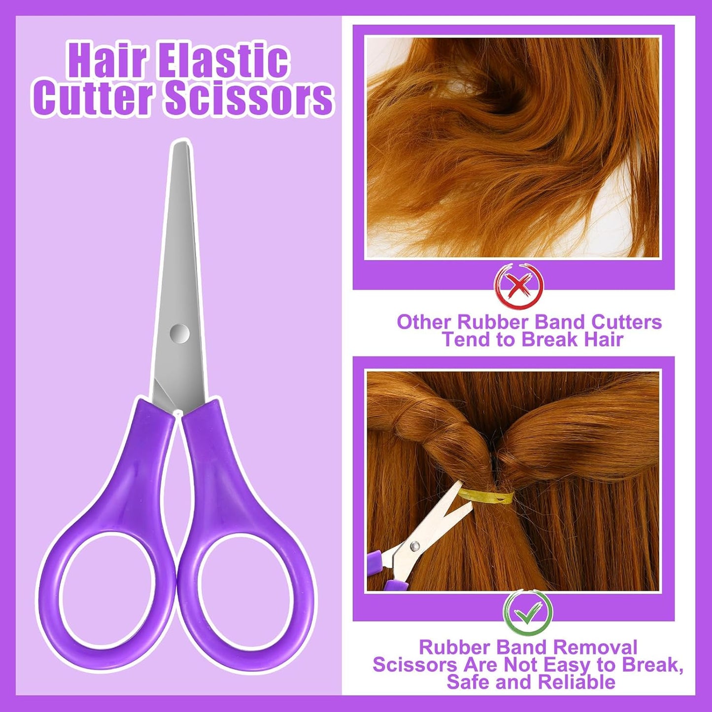 32 Colored Elastic Ties, 1700 Pieces Rubber Bands With 14 Styling Tools, Hair Tie Cutter and Accessories for Girls, Baby, Toddler, Kids