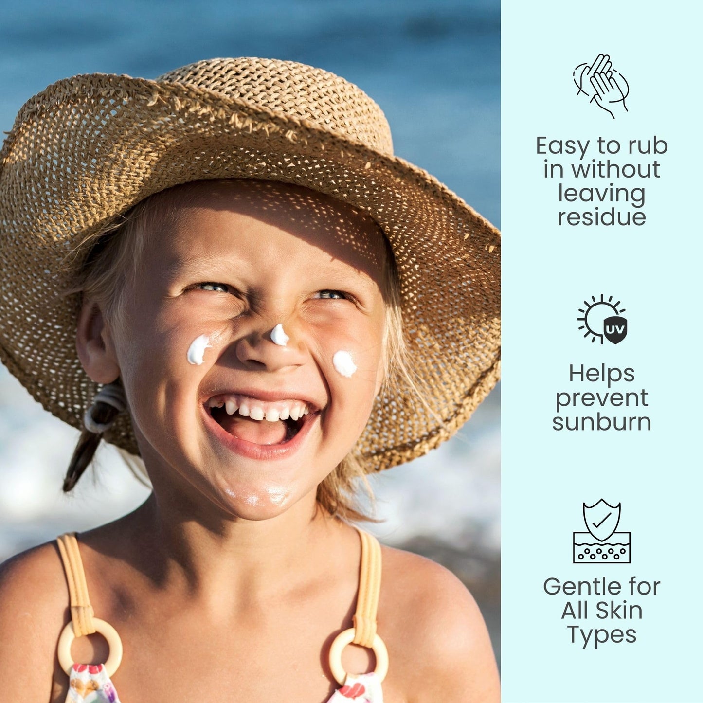 TruKid Sport Mineral Sunscreen SPF 30 - All Natural Kids & Baby Sunscreen for Face & Body, Non-Toxic Zinc Oxide Sunblock Protection for Sensitive Skin, Unscented, FSA Eligible, Travel Size 3.4oz