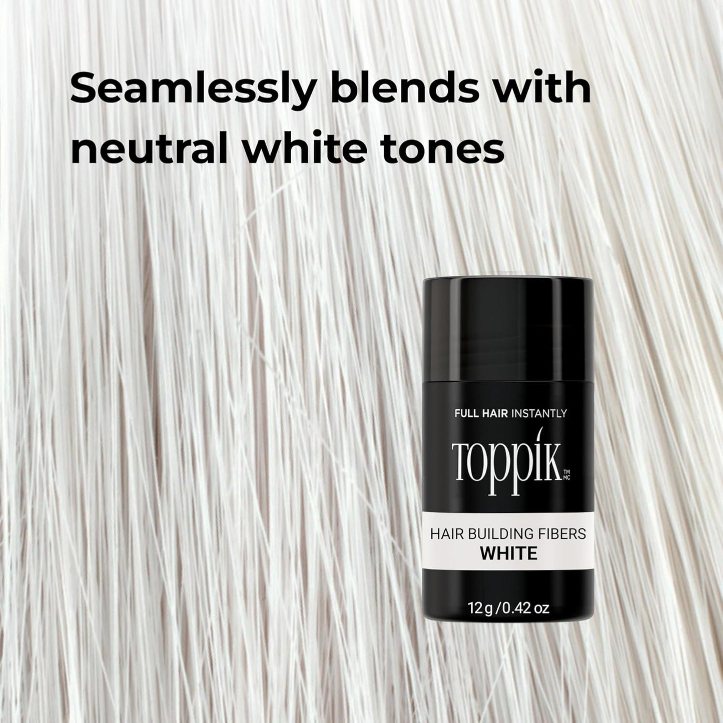Toppik Hair Building Fibers - Instantly Thicker & Fuller Hair for Fine or Thinning Hair | 9 Shades Available, 4 Sizes