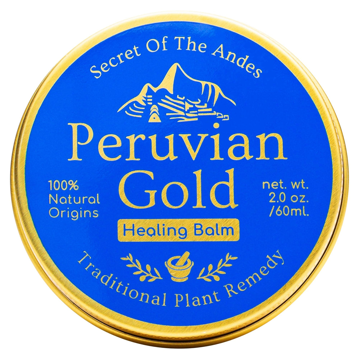 Peruvian Gold | All Purpose Healing Balm | Scars, Eczema, Facial Moisturizer Cream, Dry Skin, Hair, Sun Burns | All Organic Fair Trade Ingredients (2 Fl Oz) 2 Ounces Sustainably sourced ingredients