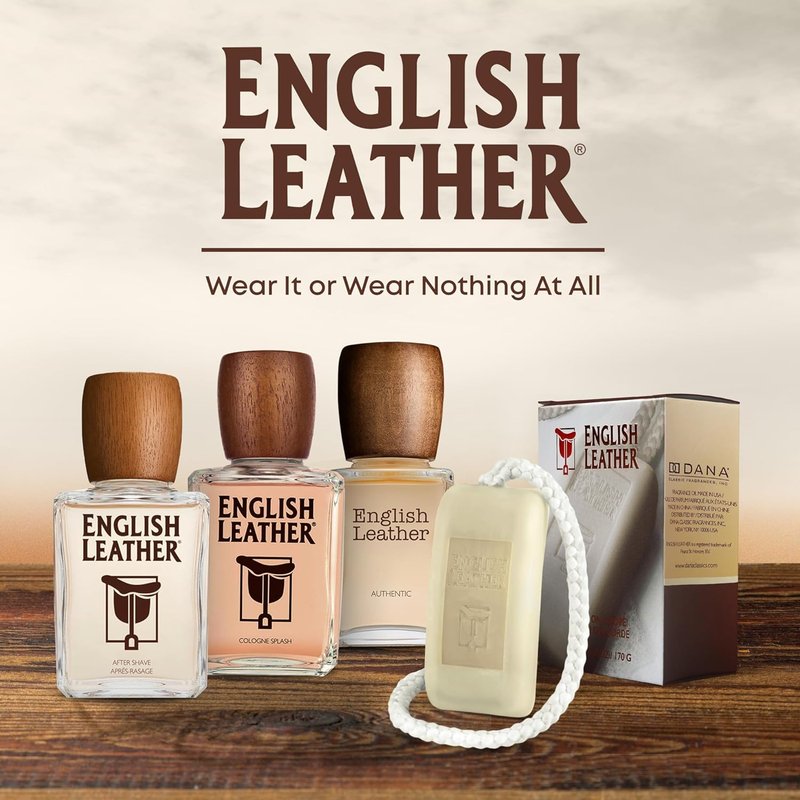 Dana English Leather Soap On A Rope for Men - Luxurious Fragrance & Stylish Design