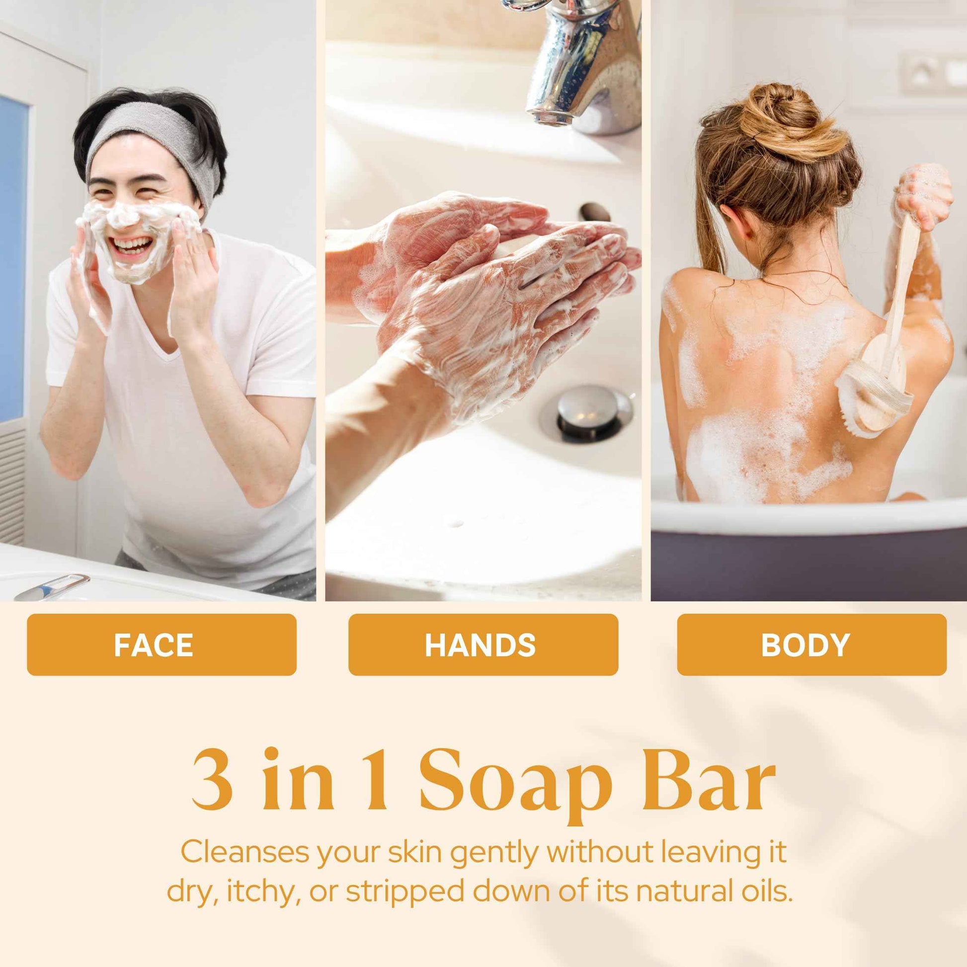 Wavertree & London Daisy & Lily Scented Natural Soap (2 Bars), 7oz Moisturizing French Triple Milled Soap Bars enriched with shea butter - Pure Plant Based Bath & Body Bars for All Skin Types