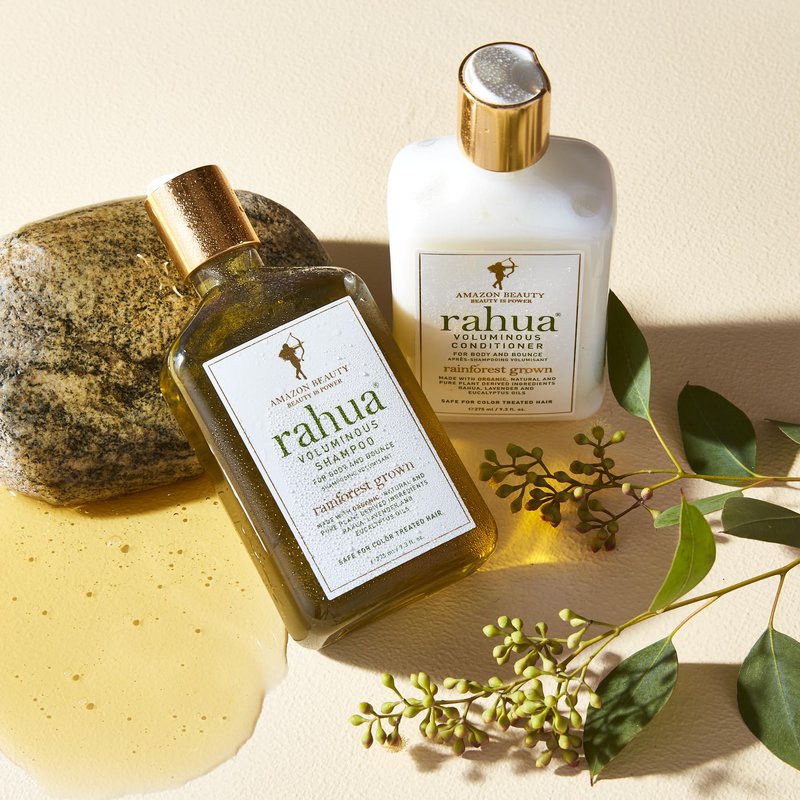 Rahua Voluminous Shampoo - Natural Volumizing Shampoo for Fine to Medium Hair - Sulfate Free Clarifying Hair Care with Rahua Oil, Lemongrass & Green Tea - Organic, Vegan & Color Safe - 9.3 Fl Oz
